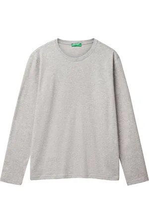 Benetton 3U53J1F05 Maglione, Melange Light Grey 501, XS Uomo