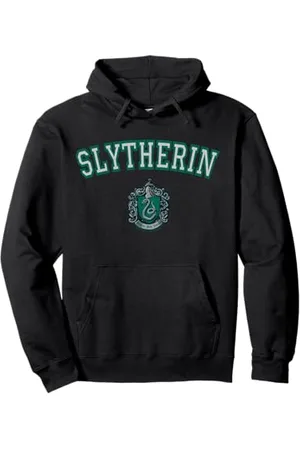 Harry Potter Varsity Slytherin Crest Felpa con Cappuccio