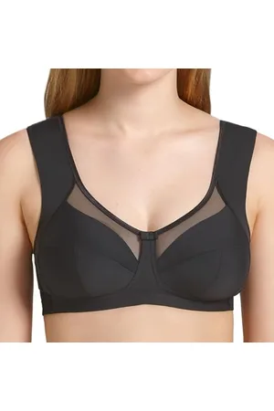 Anita Reggiseno senza orlo, donna, (Schwarz), 8D