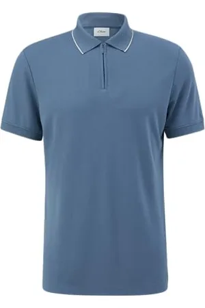 QS by s.Oliver 2142863 Polo, Blu , L Uomo