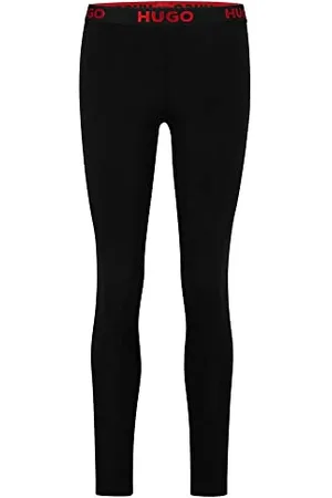 HUGO BOSS Sporty Logo_Leggings casa, Black, M da Donna