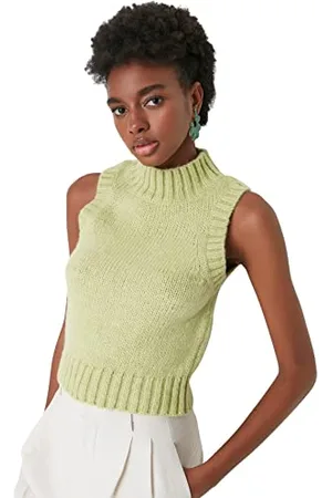 Trendyol Felpa Crop Knitwear, , M Donna