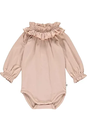 Müsli By Green Cotton Cozy Me Frill l/s Body Livello Base, , 56 Ragazze Piccole