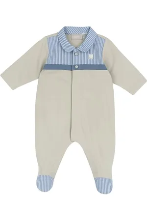 chicco Tutina Neonato, in Morbido e Leggero Cotone, con Comoda Apertura Frontale ed Entrogamba, Ideale per la Primavera e l