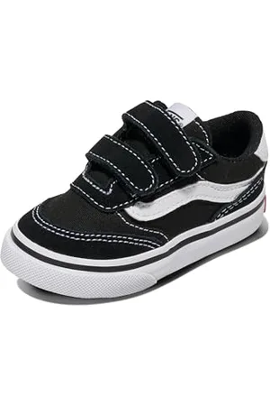 Vans Brooklyn, Scarpe da Ginnastica Unisex - Bambini e Ragazzi, BA2 - Suede/Canvas Black/White, 34.5 EU