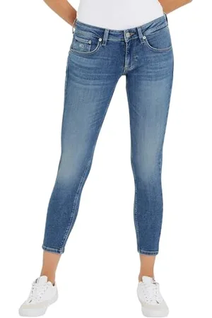 Tommy Hilfiger Jeans Donna Skinny Fit, Blu ( Medium), 33W/34L