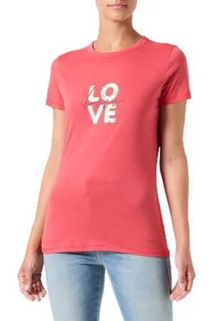 HUGO BOSS C_ Elogo_print18 Maglia, , L Donna