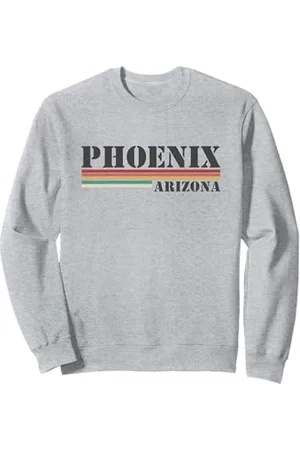 Graphic Club Inc. Phoenix - Arizona - Vintage / Retro Stripes - Classic Felpa