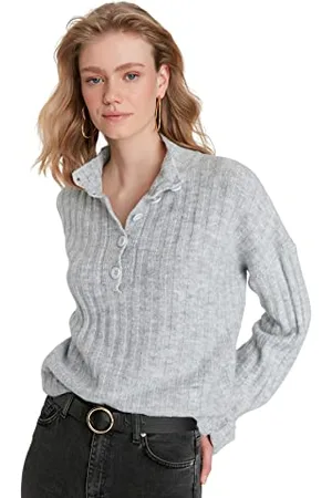 Trendyol Twoaw21kz0783 Maglia di Tuta, , L Donna
