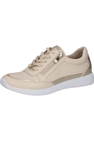 Caprice Damen 9-23721-44, Scarpe da Ginnastica Donna, Cream/Gold, 40 EU
