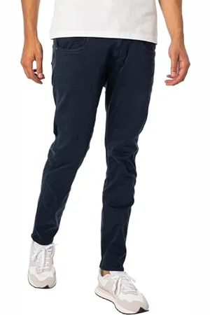 Replay Anbass Hyperflex Colour Xlite Jeans, 010 Blu, 31 W/32 L Uomo