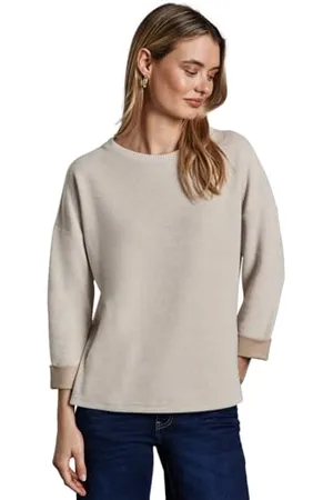 Street one A322932 Camicia in Look mélange, Sheer Beige Mel, 48 Donna