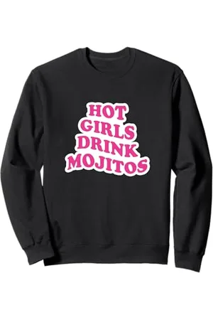 College Ragazze Calde Bevono Mojito Felpa