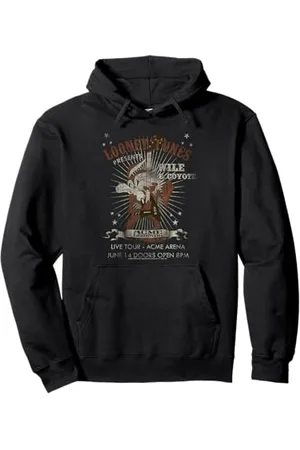 LOONEY TUNES Wile E Coyote Guitar Felpa con Cappuccio