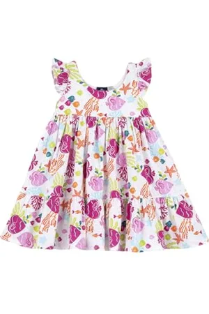 chicco Vestito Bambina, a Maniche Corte, in Morbido Cotone, Designed in Italy, Abbigliamento Bambina, Idee Regalo Bambina