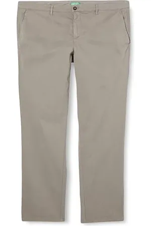 Benetton Pantalone 4dkh55i28, Pantaloni Uomo, Grigio Topo 27D, 58