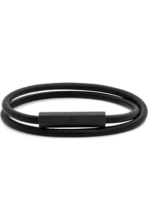 MVMT Braccialetto da uomo Collezione LEATHER WRAP Nero - 28200029