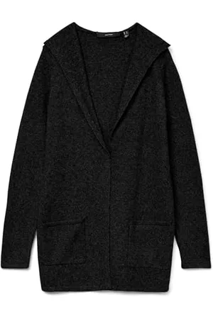 VERO MODA Vmdoffy Ls Open Hood Cardigan Ga Noos Maglione Cardigan, , XL Donna