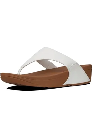 FitFlop Lulu Leather Toepost, Infradito Donna, , 40 EU