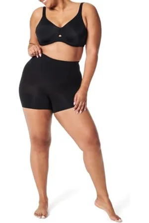 Spanx Shorty, Pantaloncino modellante Donna, Molto Nero, L