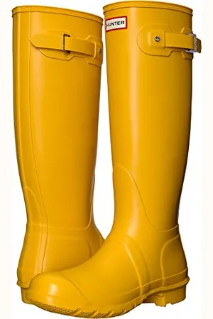 Hunter Wellington Boots, Stivaletti Donna, Giallo (Yellow/RYL), 36 EU