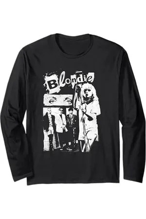 Blond Amsterdam Punk Zine Collage Vintage Band Maglia a Manica