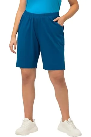 Ulla Popken Pantaloncini in Jersey, Tasche, Elastico in Vita 818396 Pantaloni, , 40W x 32L Donna