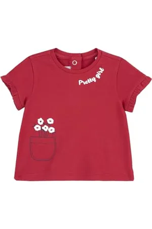 chicco T-shirt Bambina, Maglietta Bambina a Maniche Corte, in Morbido Cotone, Designed in Italy, Abbigliamento Neonata 0-24 Mesi e Bambina