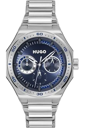 HUGO BOSS Orologio Analogico Multifunzione al Quarzo da Uomo Collezione #GRAIL SPORT - Disponibile con cinturino in acciaio inossidabile o cinturino in pelle