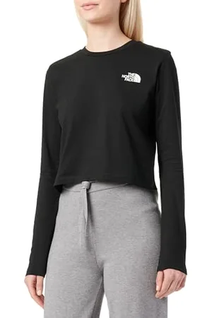 The North Face NF0A89FKJK31 Women’s L/S Simple Dome Crop Tee T-Shirt Donna Taglia L