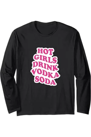College Le ragazze calde bevono la soda della vodka Maglia a Manica