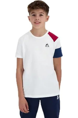 Le Coq Sportif Bat SP Tee SS N°1 Enfant Magliette Donna, , 10 Anni Bambino