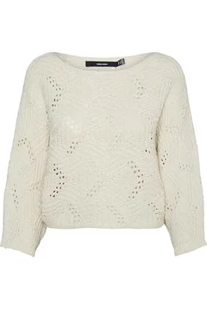 VERO MODA Vmgigi Noos 3/4 Boatneck Pullover Maglione, , M Donna