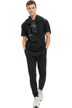 Koton Jogger Sweatpants Pockets Elastic Waistband, Pantaloni della Tuta Uomo, (999)