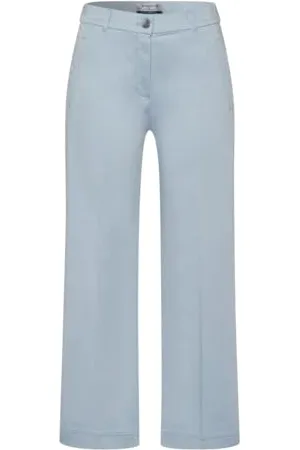 Brax By Brax Peggy Culotte Super Light Cotton Pantaloni, , 32W x 30L Donna