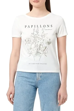 ONLY Onlfree Life S/S Cross Back Top Box Jrs T-Shirt, , XS Donna