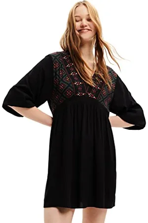 Desigual Vest_Marian, 2000 Black Abito Casual, , XS Donna