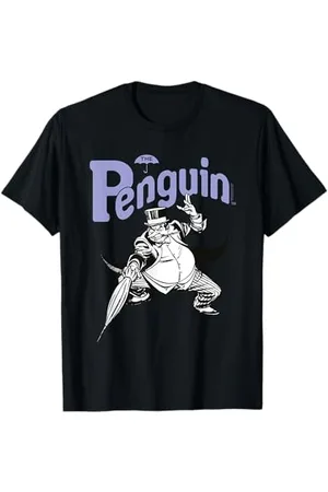 DC Comics Originals Batman Penguin Mono Action Pose Maglietta