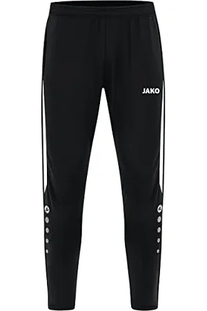 Jako Pantaloni da Allenamento Power, Nero/Bianco, 128 Unisex-Bambini