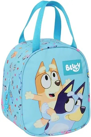 Safta BLUEY – Borsa portamerienda, portatile, qualità e massima resistenza, porta cibo, ricreazione, 19 x 14 x 22 cm, colore Celeste, , Estándar, Casual