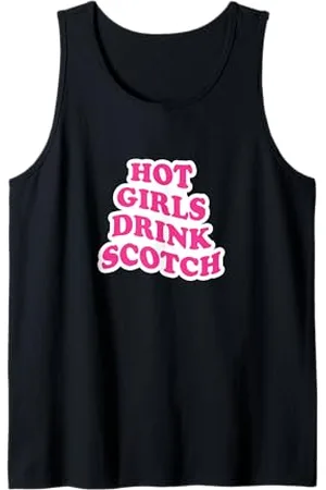 College Ragazze calde bevono scotch Canotta