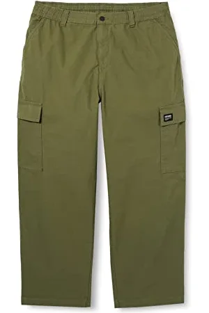Dr Denim Calder Pantaloni Cargo, Smeraldo Scuro, M Uomo