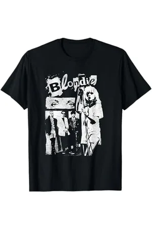 Blond Amsterdam Punk Zine Collage Vintage Band Maglietta