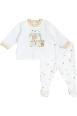 chicco Completo Neonato, Coprifasce e Ghettine in Morbido Cotone, Ideale per Primavera e Autunno, Idee Regalo Nascita, Designed in Italy, Abbigliamento Neonato 0-24 Mesi