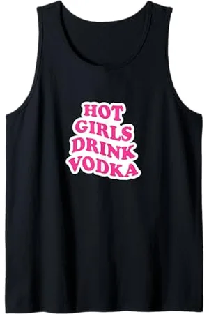 College Ragazze calde bevono vodka Canotta