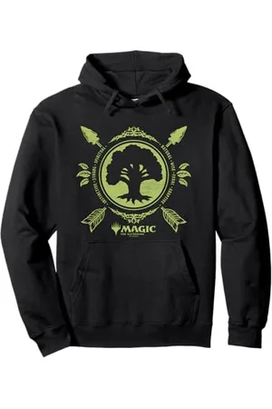 Magic: The Gathering Magic: The Gathering Mana Green Qualities Big Chest Logo Felpa con Cappuccio