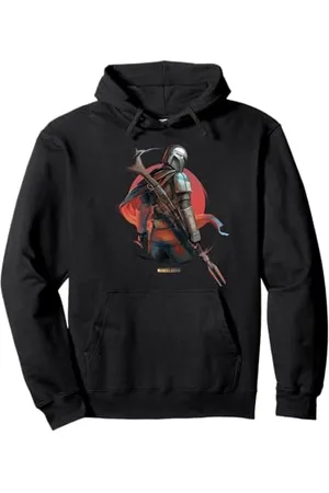 STAR WARS The Mandalorian Detailed Portrait Felpa con Cappuccio