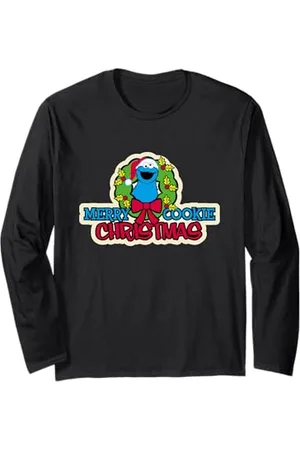 Sesamstraat Merry Cookie Christmas, Maglia a Manica