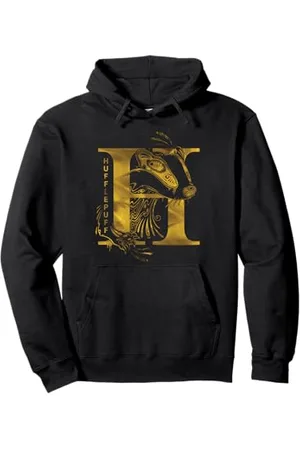 Harry Potter Hufflepuff Badger Felpa con Cappuccio
