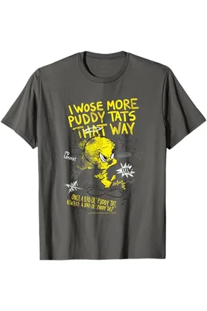 LOONEY TUNES Tweety Pie More Puddy Tats Maglietta